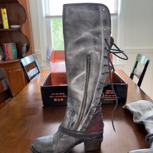 Size 9 Non-Worn Coal Black boots FreeBird by Steven shoes